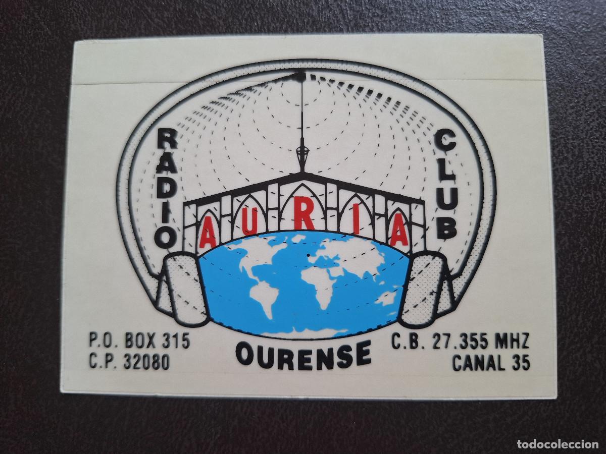 Collection stickers: Pegatina Radio Club Auria Orense Ourense radioaficionados