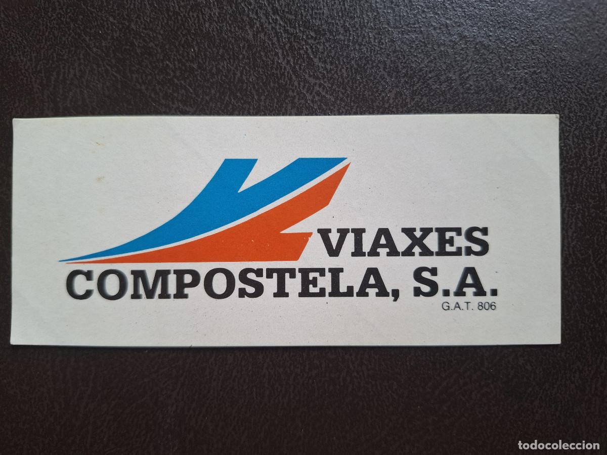 Collection stickers: Pegatina Viajes Compostela Santiago Galicia Galiza
