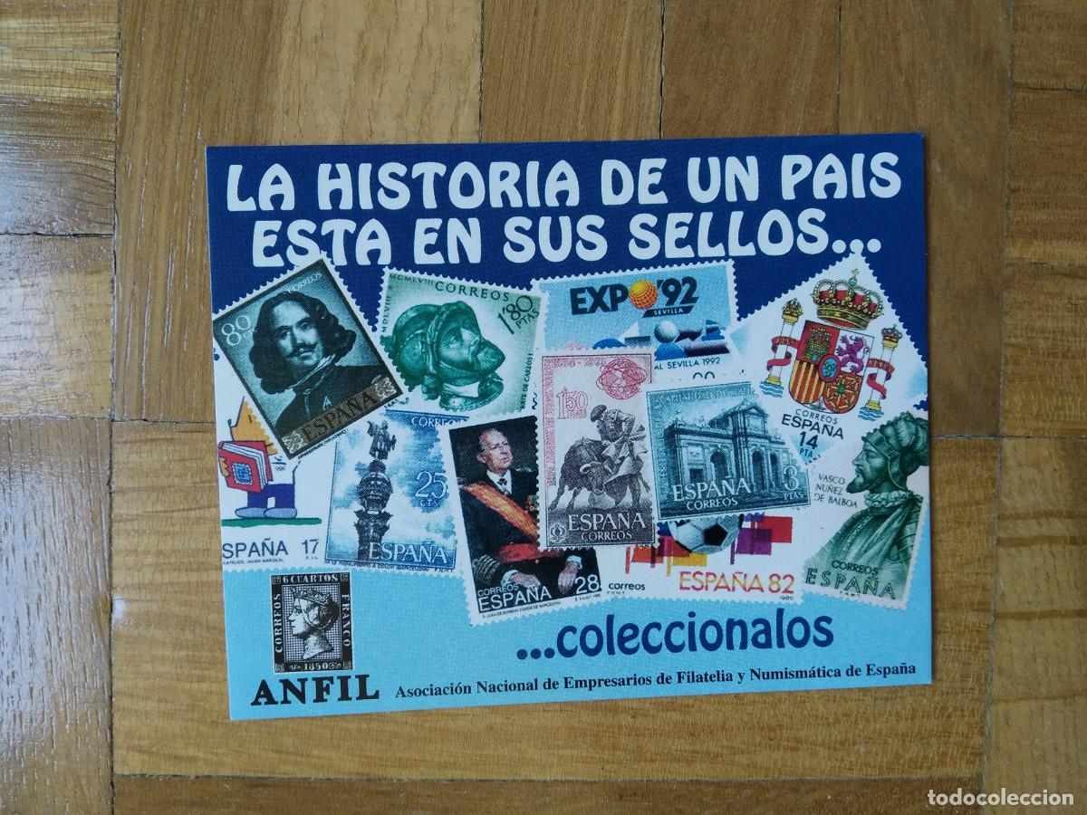 Collection stickers: PEGATINA ANFIL LA HISTORIA DE UN PAIS ESTA EN SUS SELLOS SELLO SIN PEGAR
