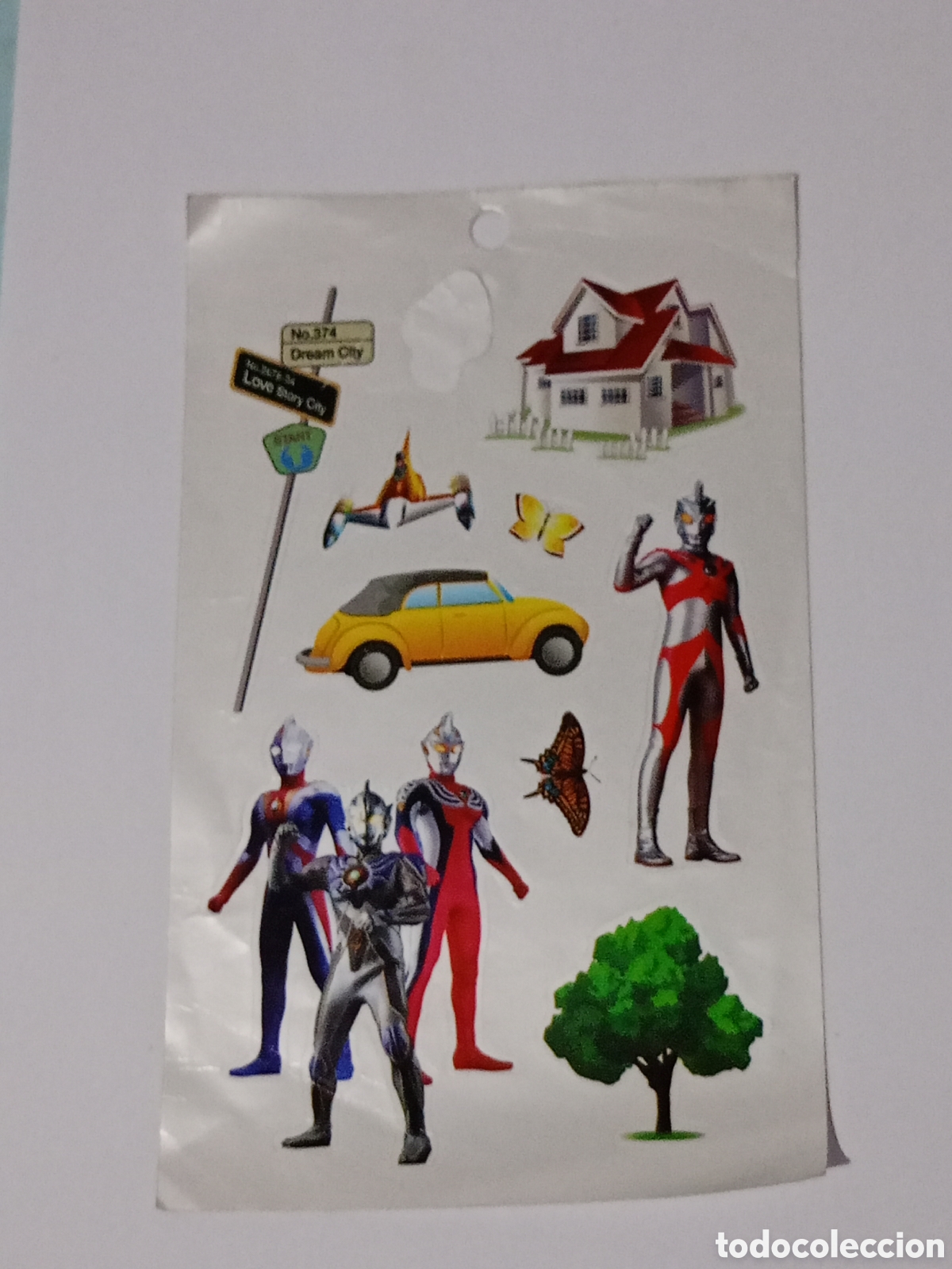 Collection stickers: Antiguas pegatinas de la serie japonesa Ultraman vintage manga
