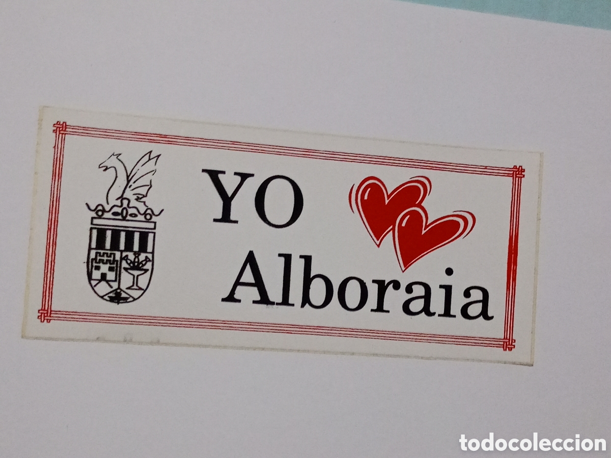 Autocolantes de cole&ccedil;&atilde;o: Pegatina Yo amo Alboraia