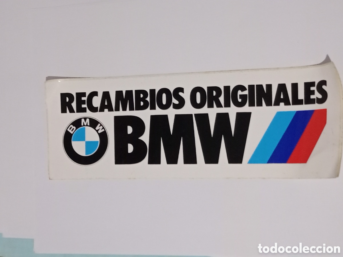 Collection stickers: Pegatina grande recambios originales BMW