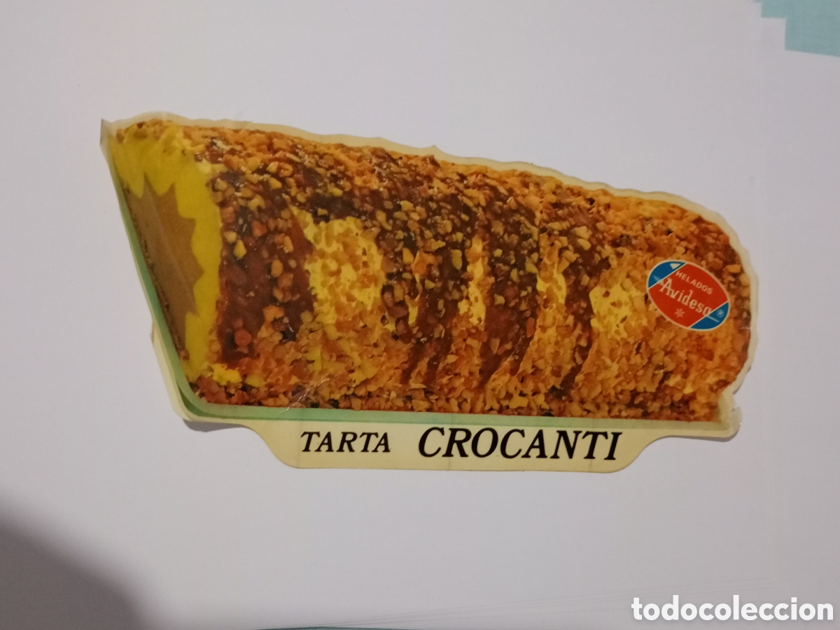 Sammlung von Aufklebern: Antigua pegatina grande helados Avidesa tarta crocanti a&ntilde;os 70
