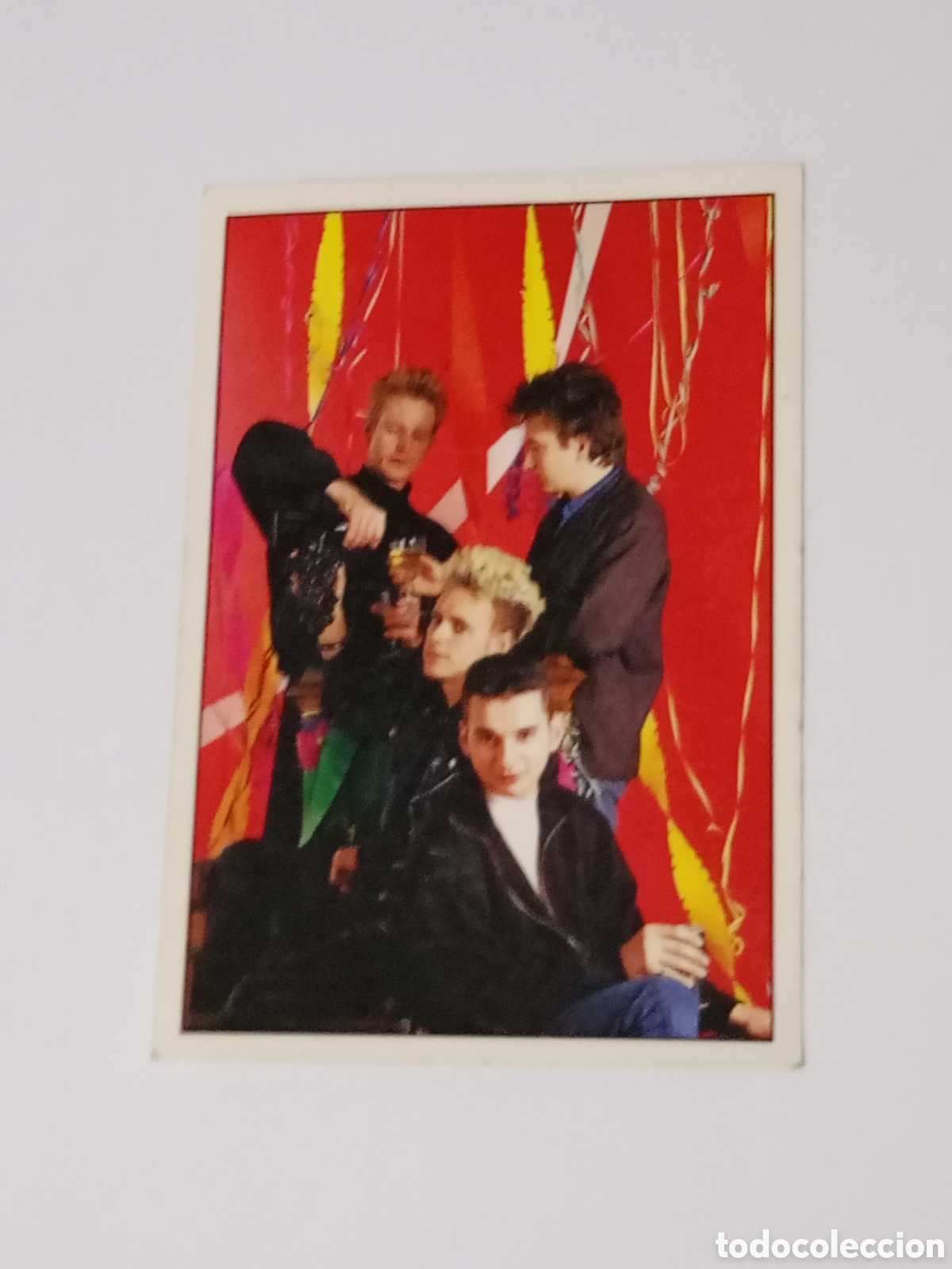 Sammlung von Aufklebern: DEPECHE MODE, PANINI POP STARS 1989, N&Uacute;MERO 45.