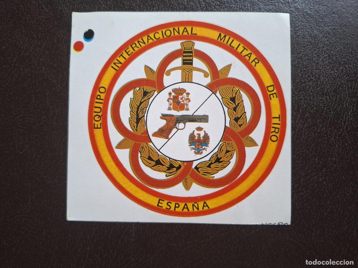 Pegatinas de colecci&oacute;n: Pegatina ej&eacute;rcito deportes Equipo Internacional Militar de Tiro