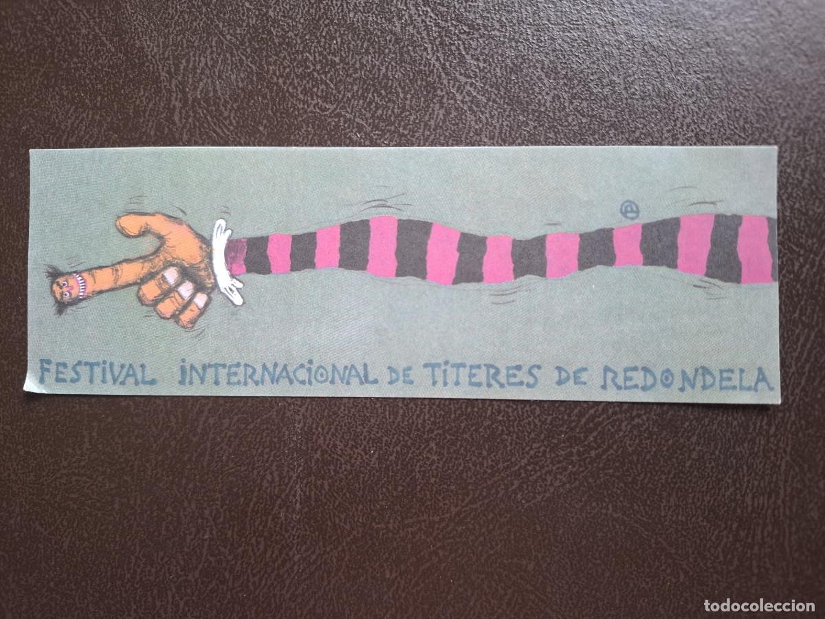 Autocolantes de cole&ccedil;&atilde;o: Pegatina Festival Internacional de T&iacute;teres de Redondela Galicia Galiza