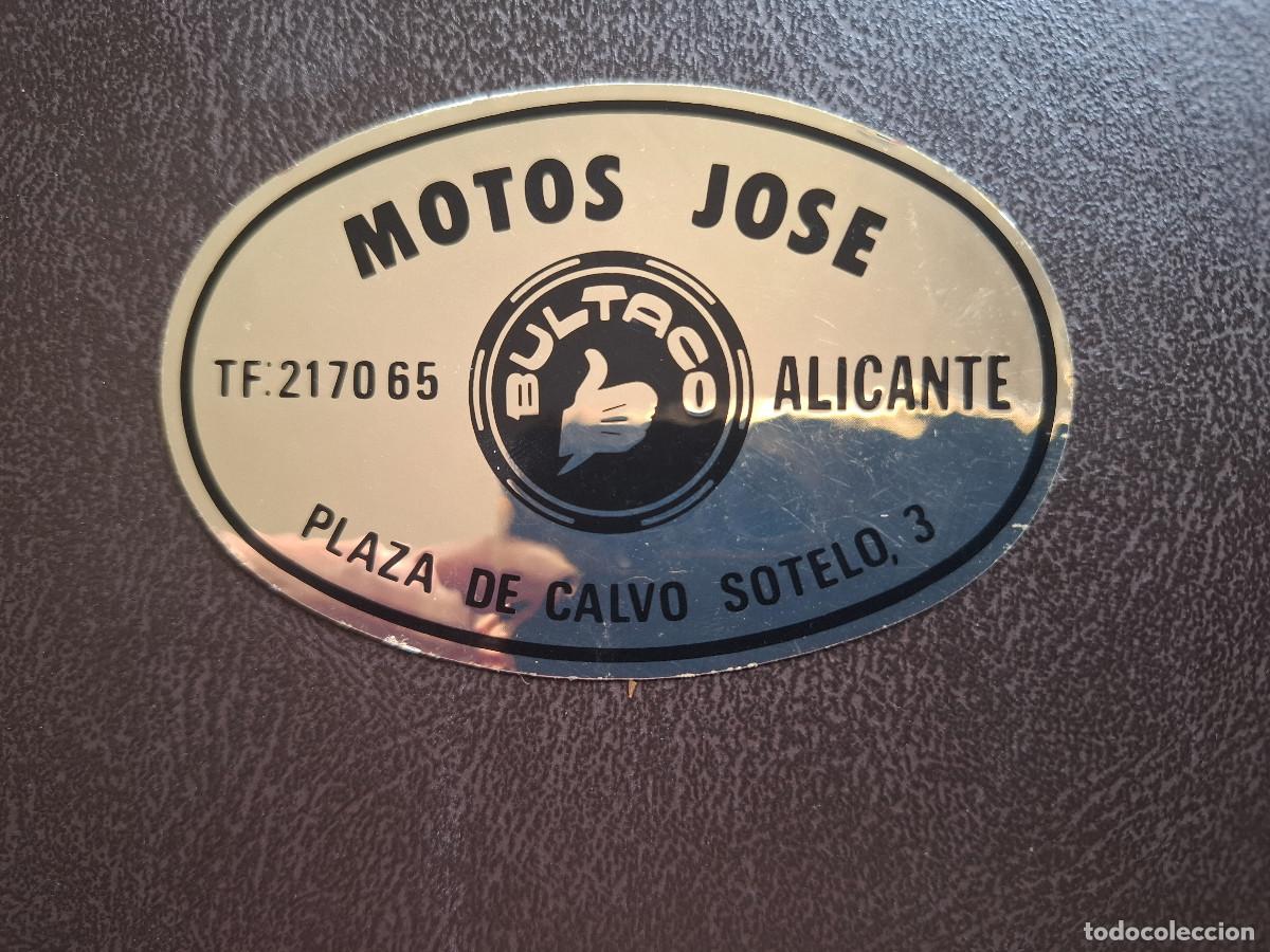 Autocolantes de cole&ccedil;&atilde;o: Pegatina motor Motos Jos&eacute; Alicante Bultaco