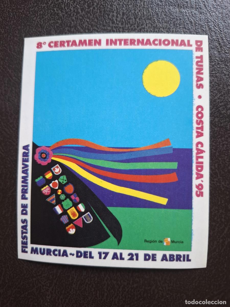 Pegatinas de colecci&oacute;n: Pegatina 8&ordm; Certamen Internacional Tunas Costa C&aacute;lida Murcia 1995