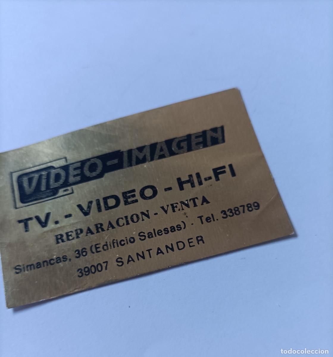 Pegatinas de colecci&oacute;n: pegatina patrimonio comercial santander cantabria tv video video imager reparacion tienda comercio