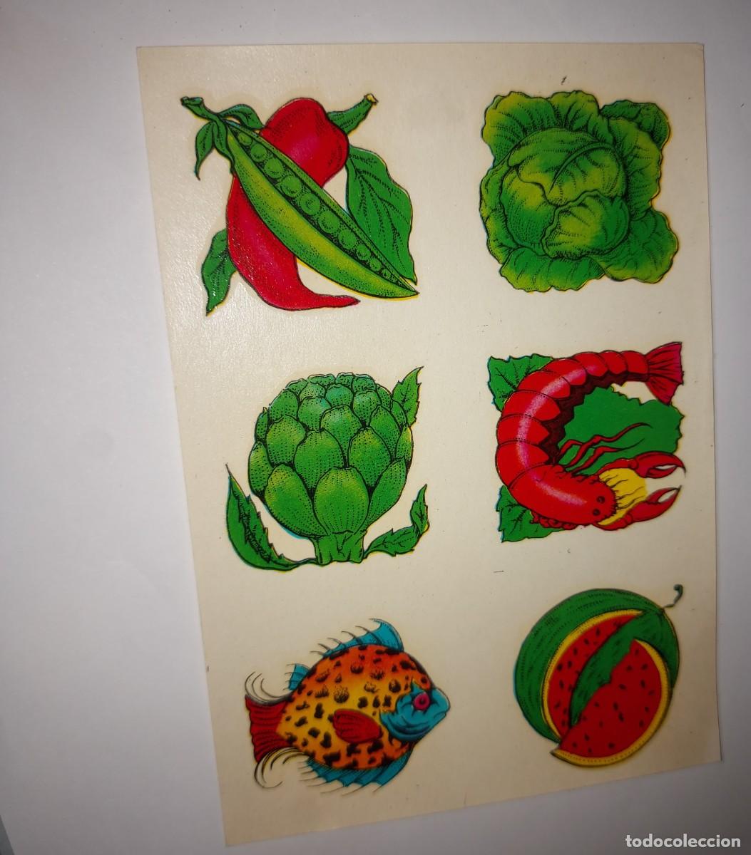 Pegatinas de colecci&oacute;n: ANTIGUAS PEGATINAS DE LOS A&Ntilde;OS 60 CON VERDURAS