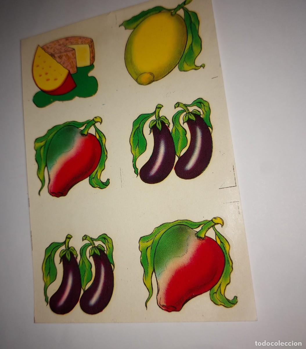 Pegatinas de colecci&oacute;n: ANTIGUAS PEGATINAS A&Ntilde;OS 60 CON VERDURAS