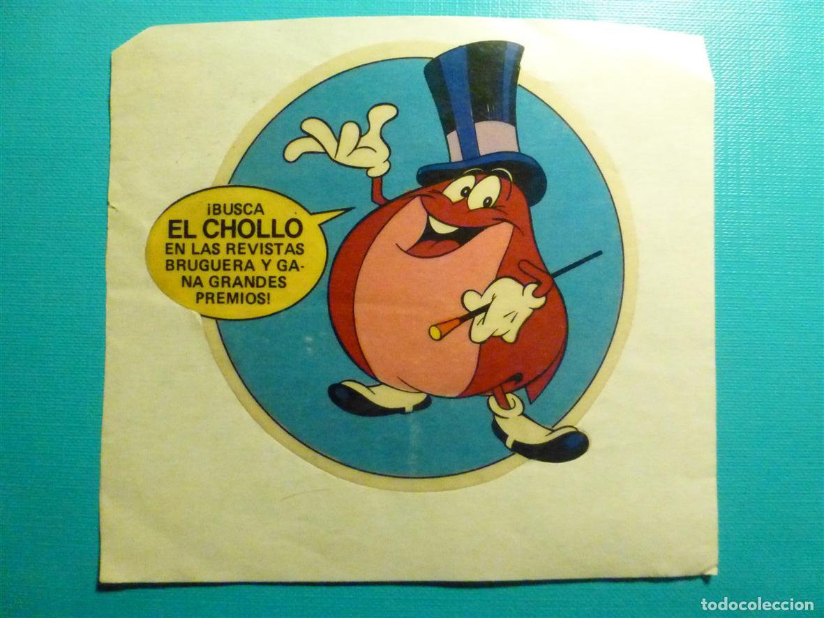 Sammlung von Aufklebern: Pegatina Adhesiva A&ntilde;os 80&acute;s - Ruperta - Busca el Chollo en las Revistas Bruguera - 9,5 x 9 cm.