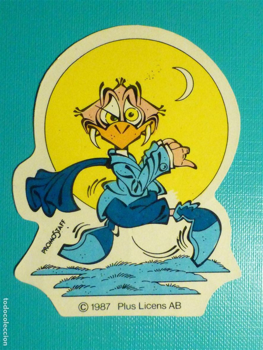 Sammlung von Aufklebern: Pegatina - Bollos y Pastelitos - Cromo Adhesivo Donuts - 1987 Plus Licens AB - 6 x 8 cm.