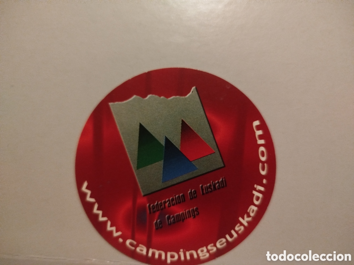 Pegatinas de colecci&oacute;n: Pegatina campings Euskadi - Foto 1