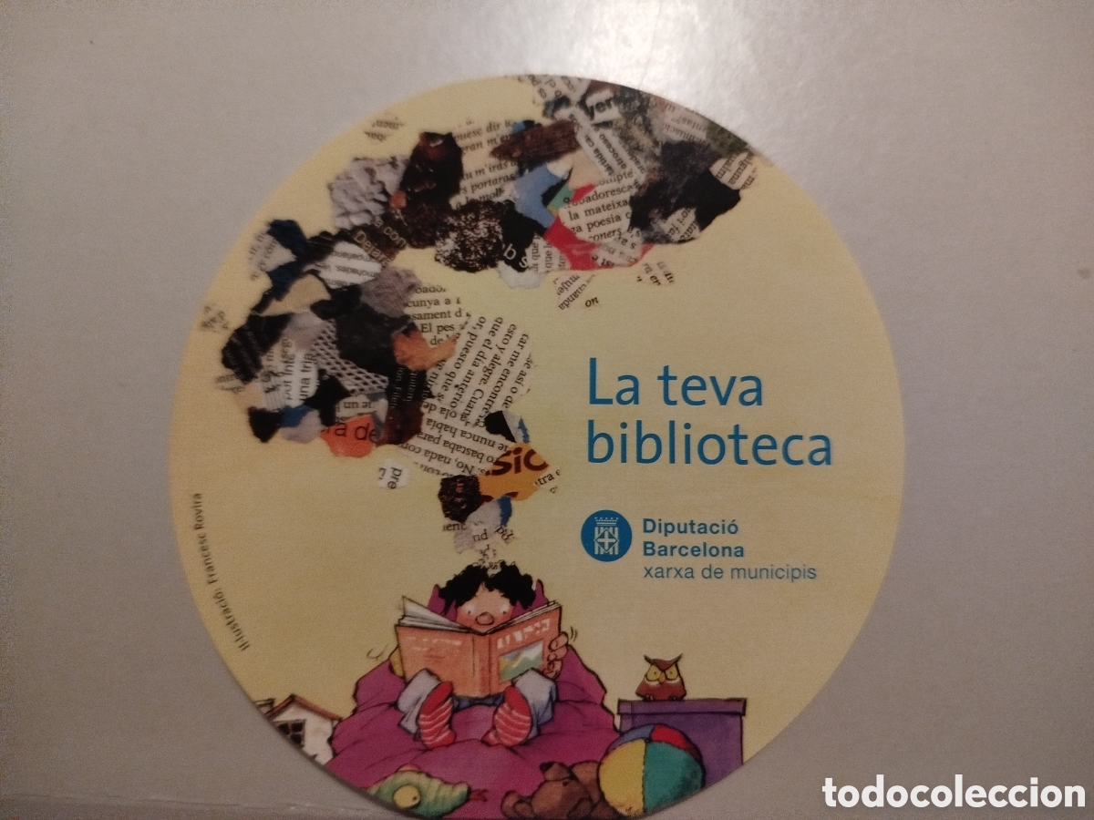 Sammlung von Aufklebern: Pegatina la teva biblioteca Diputaci&oacute;