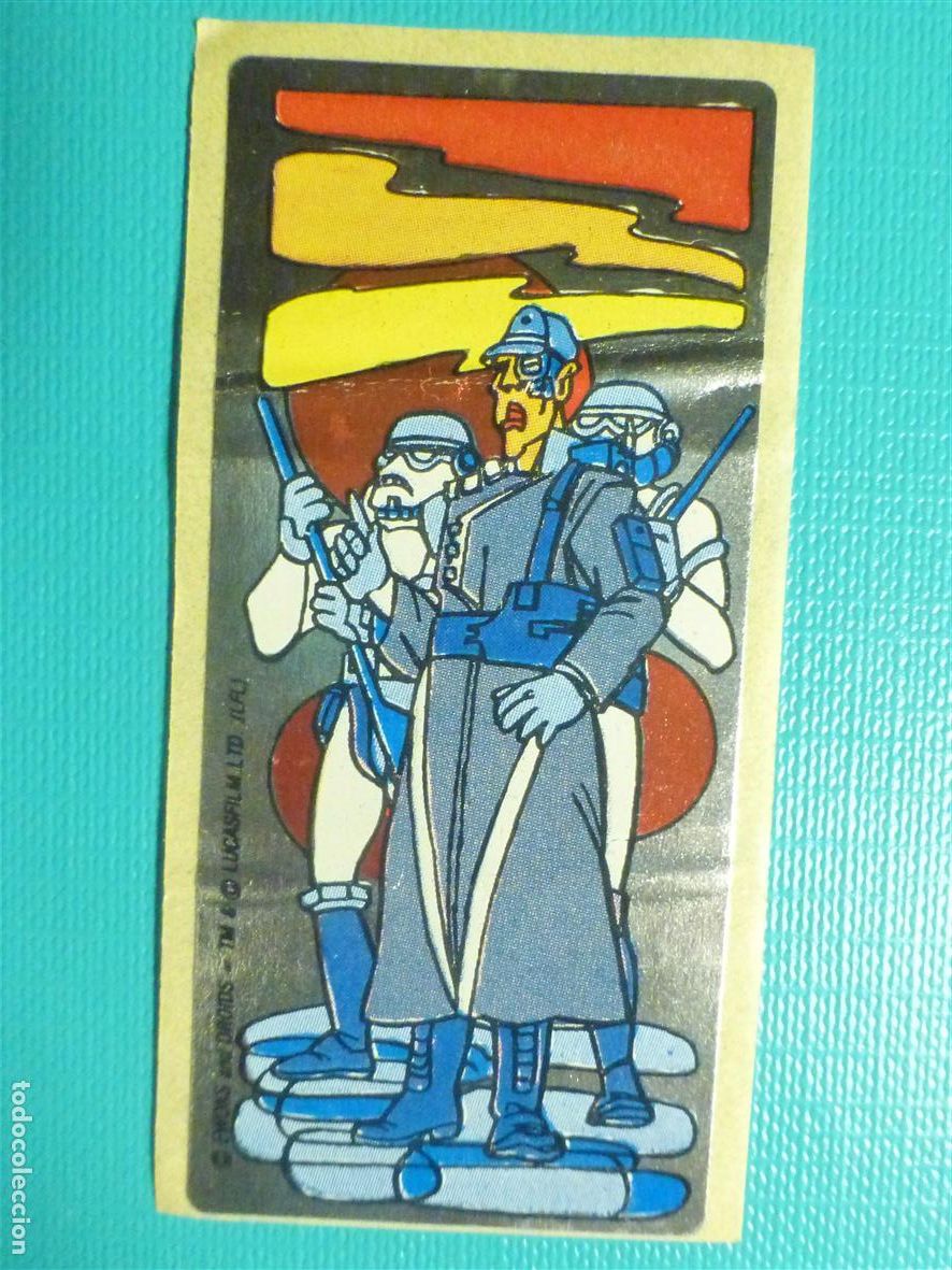 Sammlung von Aufklebern: Pegatina Adhesiva - Cromo Chicles - Ewoks & Droids - 3,5 x 7 cm - Star Wars