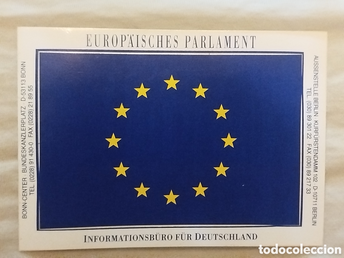 Sammlung von Aufklebern: Pegatina parlament Europeu uni&oacute; europea alemanya
