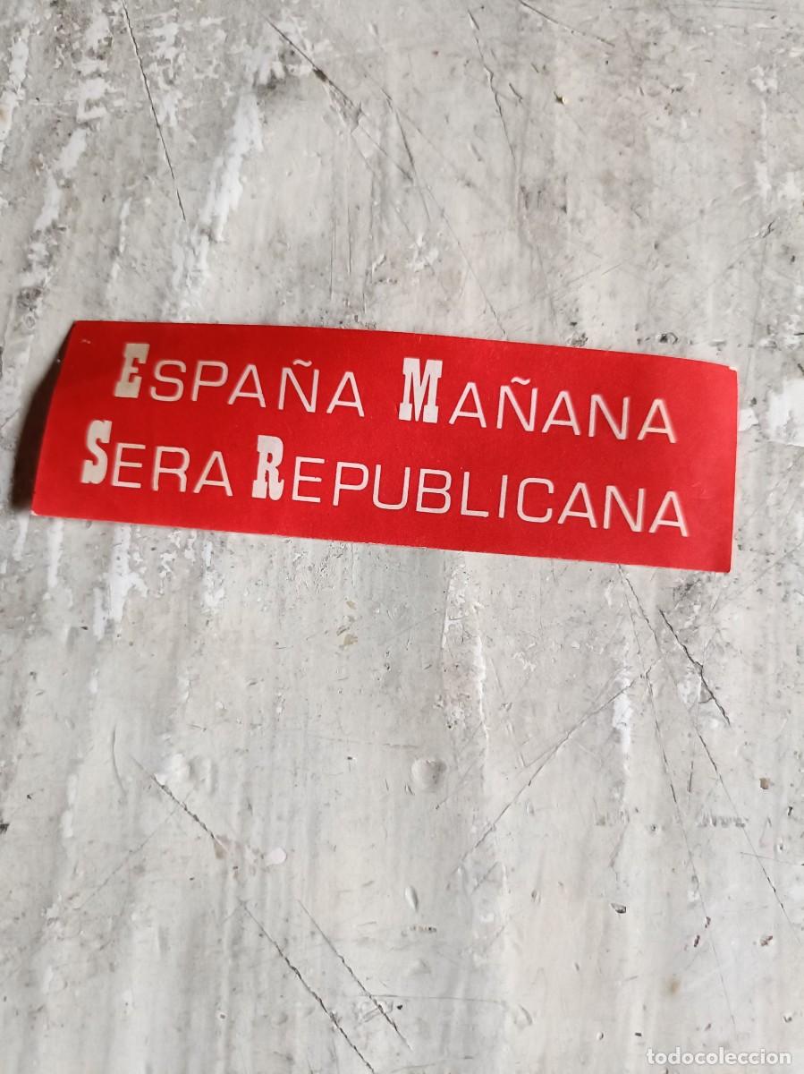 Pegatinas de colecci&oacute;n: PEGATINA POL&Iacute;TICA A&Ntilde;OS 80-90