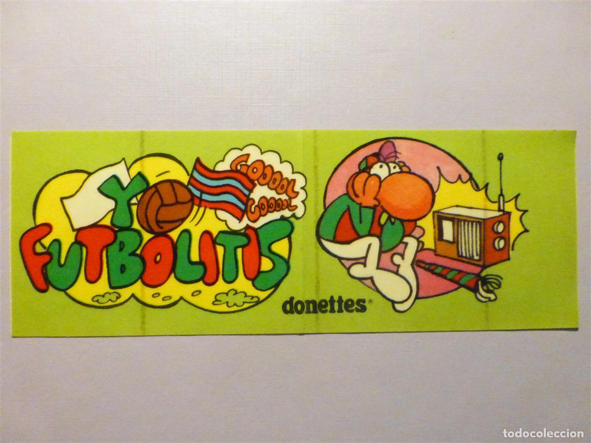 Pegatinas de colecci&oacute;n: Cromo Bollos Pastelitos - Tiendas Alimentaci&oacute;n - Donut - Donettes - 20 x 9 cm. - p/ Cristal