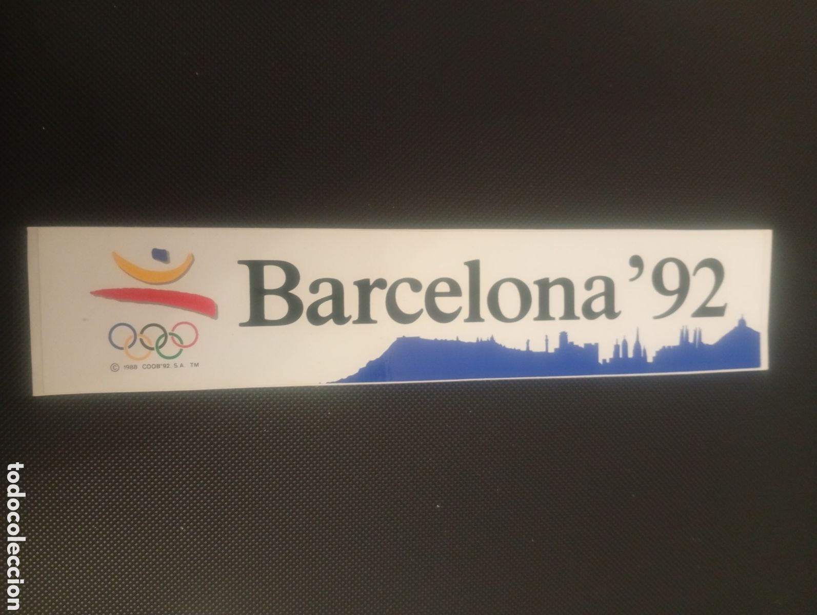 Pegatinas de colecci&oacute;n: PEGATINA ADHESIVO BARCELONA 92 1992 OLIMPIADAS OLIMPICO VINTAGE A&Ntilde;OS 90