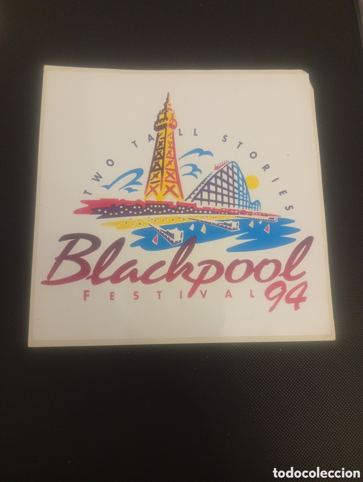 Autocolantes de cole&ccedil;&atilde;o: Rareza PEGATINA ADHESIVO Blackpool Festival &rsquo;94 1994 MUSIC
