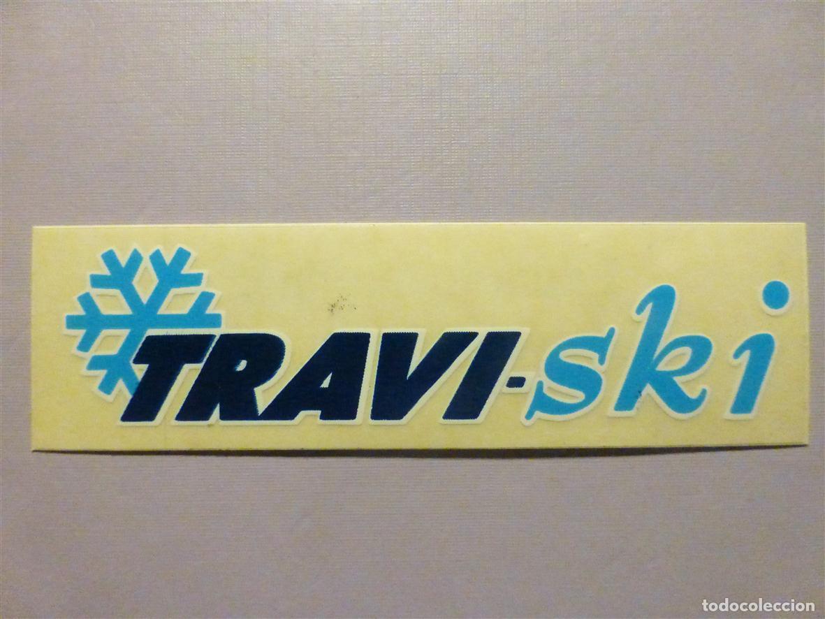 Sammlung von Aufklebern: Pegatina Deportes Monta&ntilde;a - Adhesivo Ski, Esqu&iacute;, Sky Travi-Ski - 8 x 2,5 cm.
