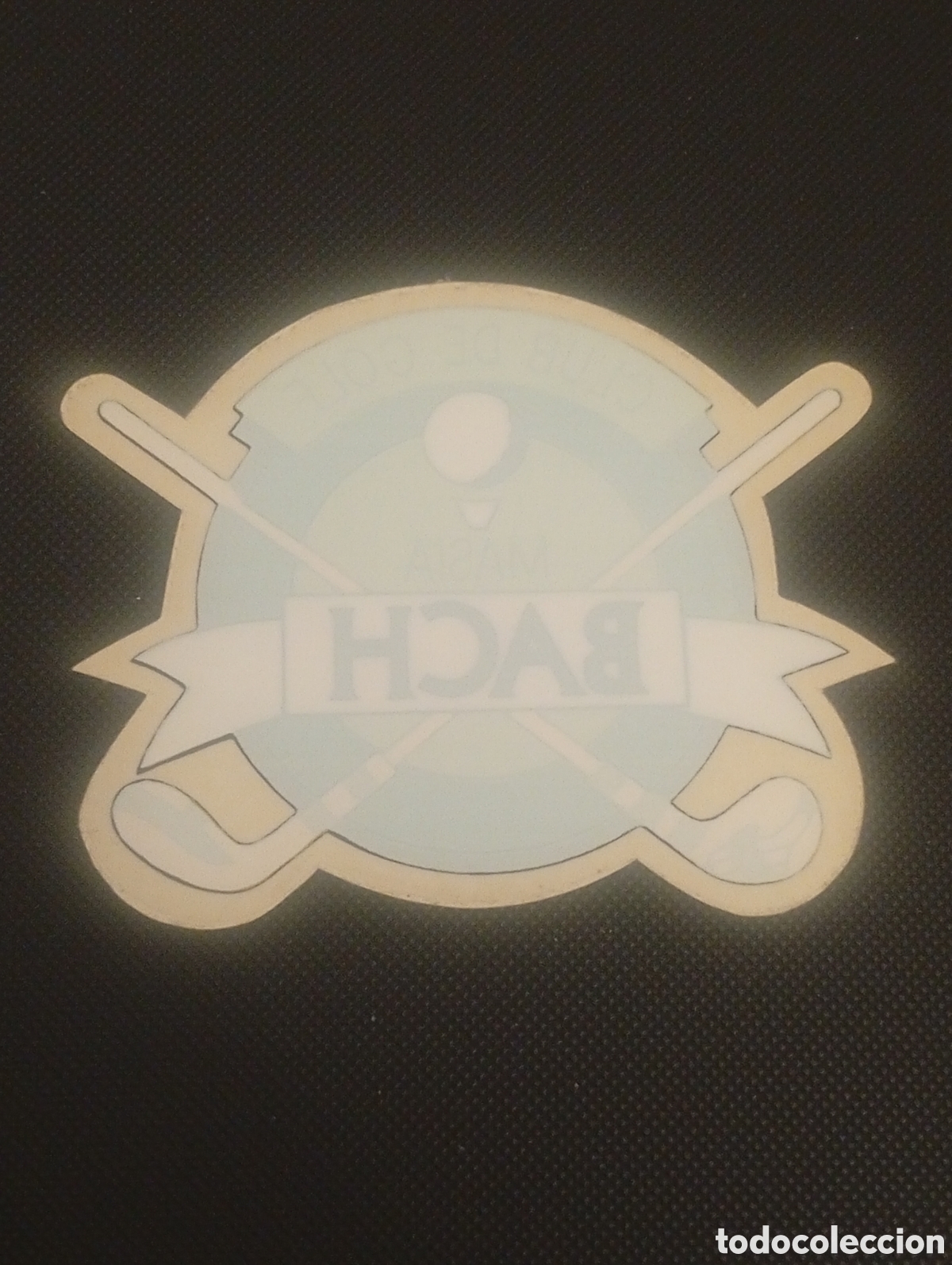 Autocollants de collection: PEGATINA cristal ADHESIVO CLUB DE GOLF BACH DEPORTES BARCELONA CATALUNYA CATALU&Ntilde;A