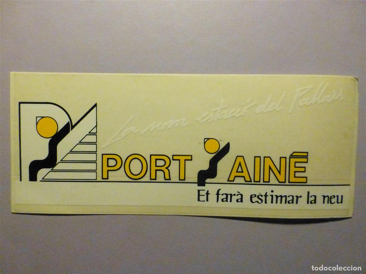 Adesivi di collezione: Pegatina, Adhesivo Monta&ntilde;a, Esqu&iacute; - Deportes Invierno - Ski Port-Ain&eacute; - Et fara estimar 16 x 6,5 cm.