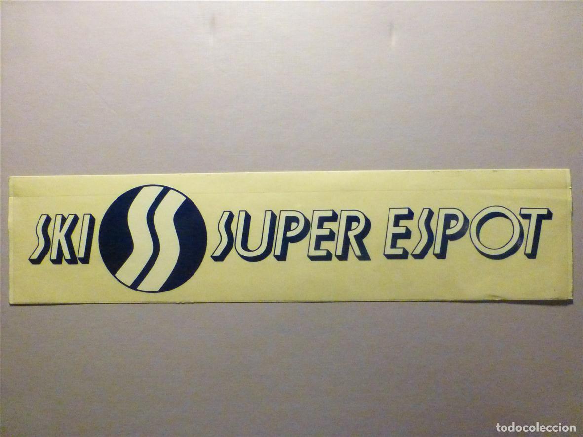 Pegatinas de colecci&oacute;n: Pegatina Deportes, Estaci&oacute;n Alta Monta&ntilde;a - Ski Super Espot - Sky L&eacute;rida - 24 x 6 cm.