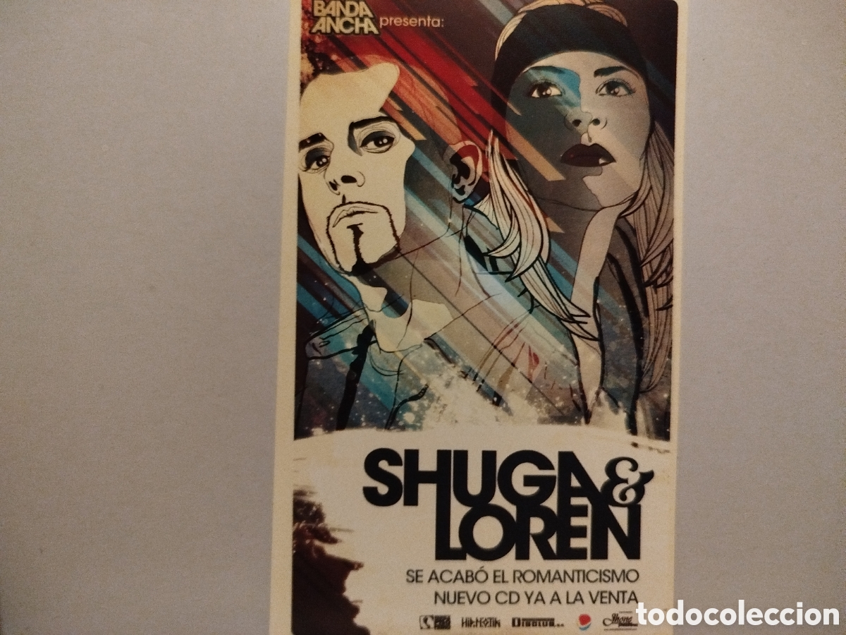 Pegatinas de colecci&oacute;n: Pegatina Shuga & Loren Se acab&oacute; el romanticismo.