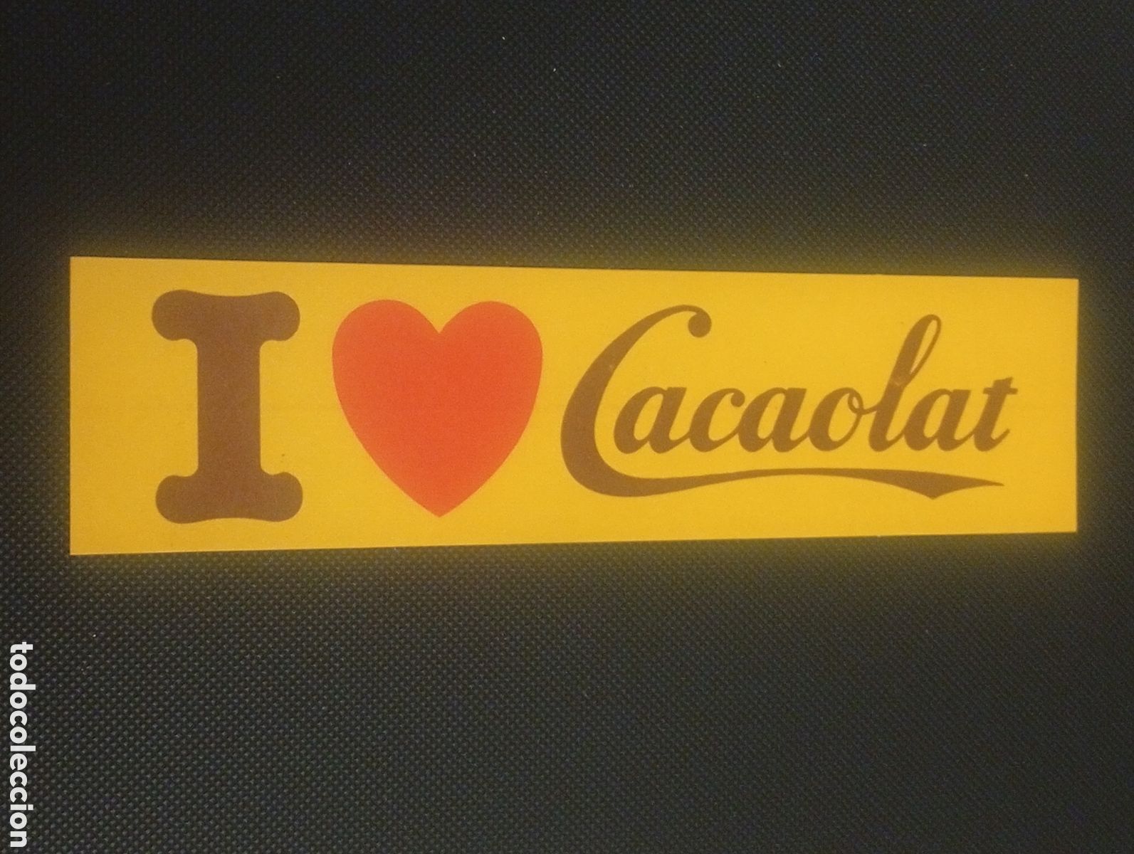 Autocolantes de cole&ccedil;&atilde;o: PEGATINA ADHESIVO I LOVE CACAOLAT