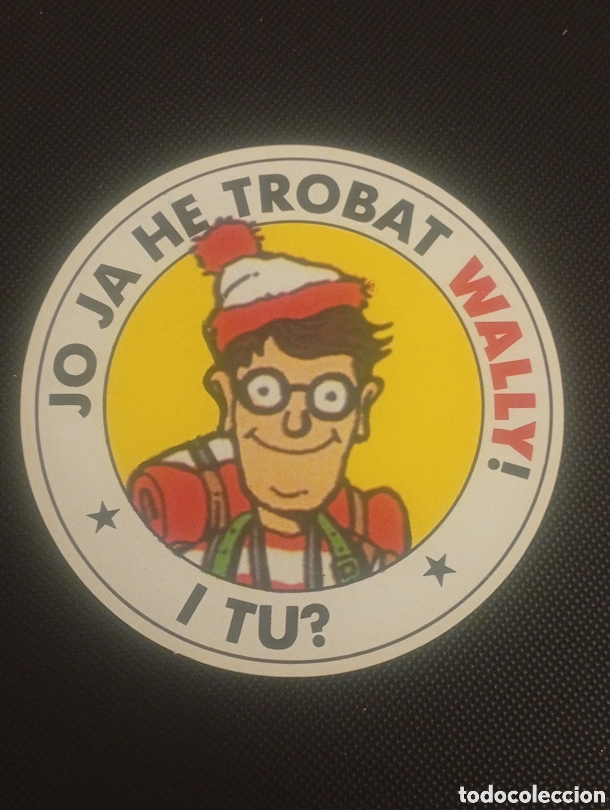 Collection stickers: PEGATINA ADHESIVO JO JA HE TROBAT WALLY I TU? DONDE EST&Aacute; WALLY - CATALAN CATALUNYA CATALU&Ntilde;A