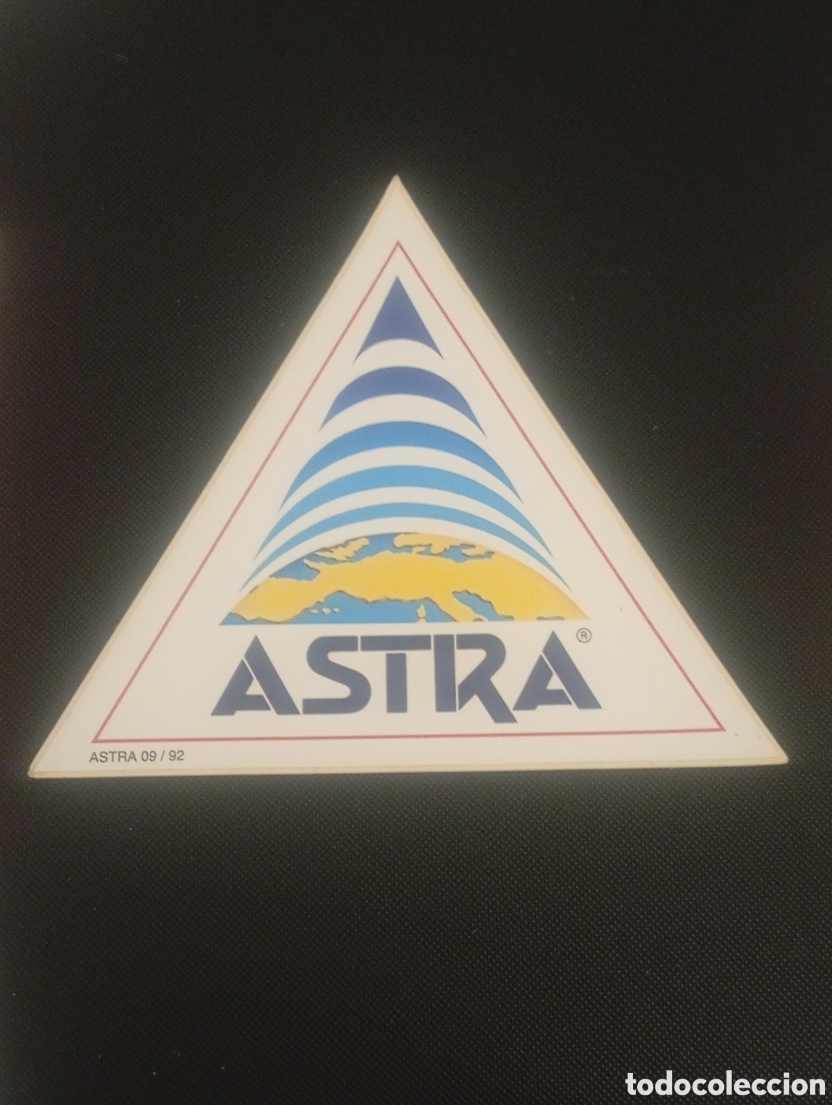 Pegatinas de colecci&oacute;n: PEGATINA ADHESIVO ASTRA SISTEMA SAT&Eacute;LITES