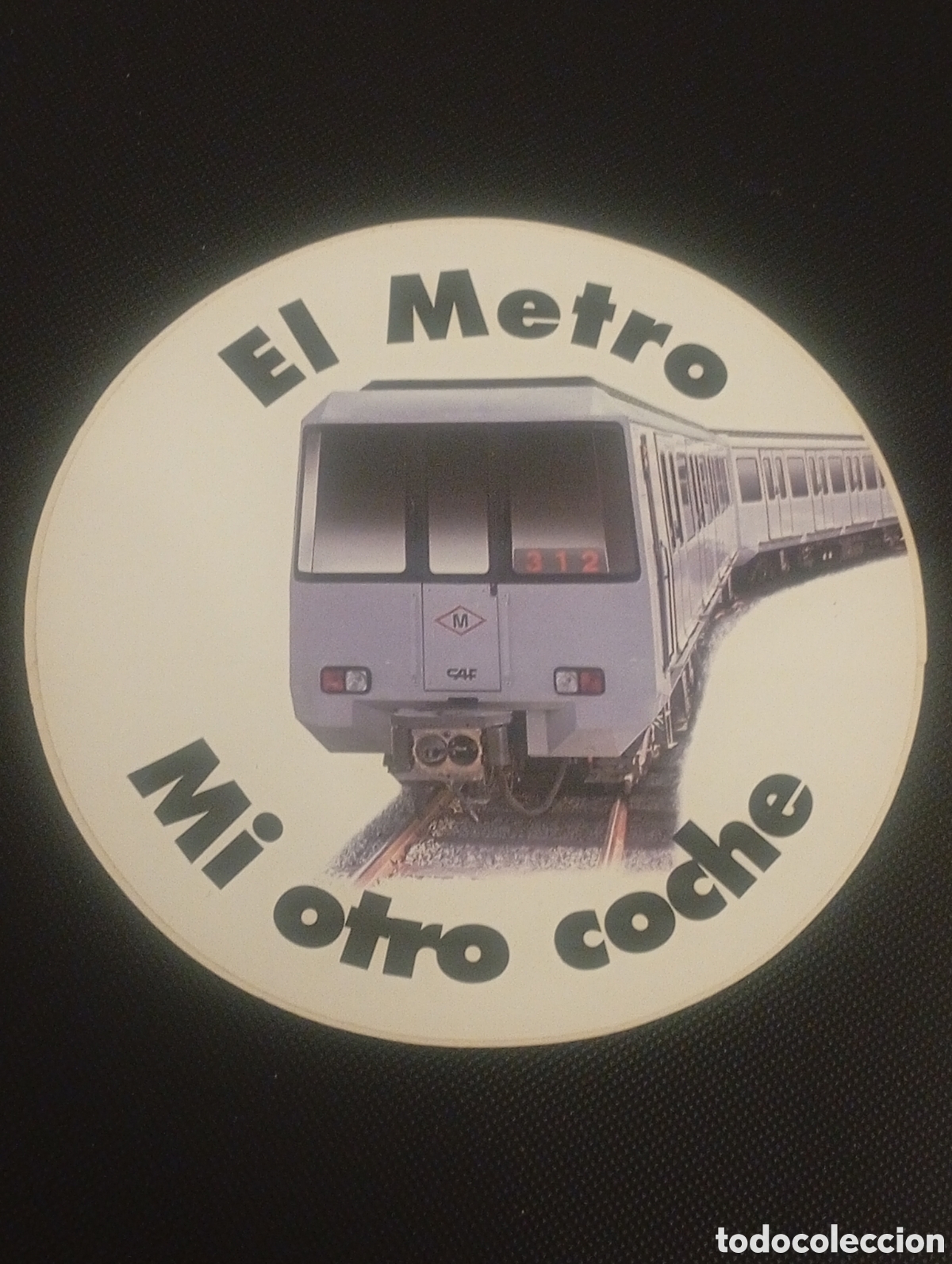 Pegatinas de colecci&oacute;n: PEGATINA ADHESIVO EL METRO MI OTRO COCHE
