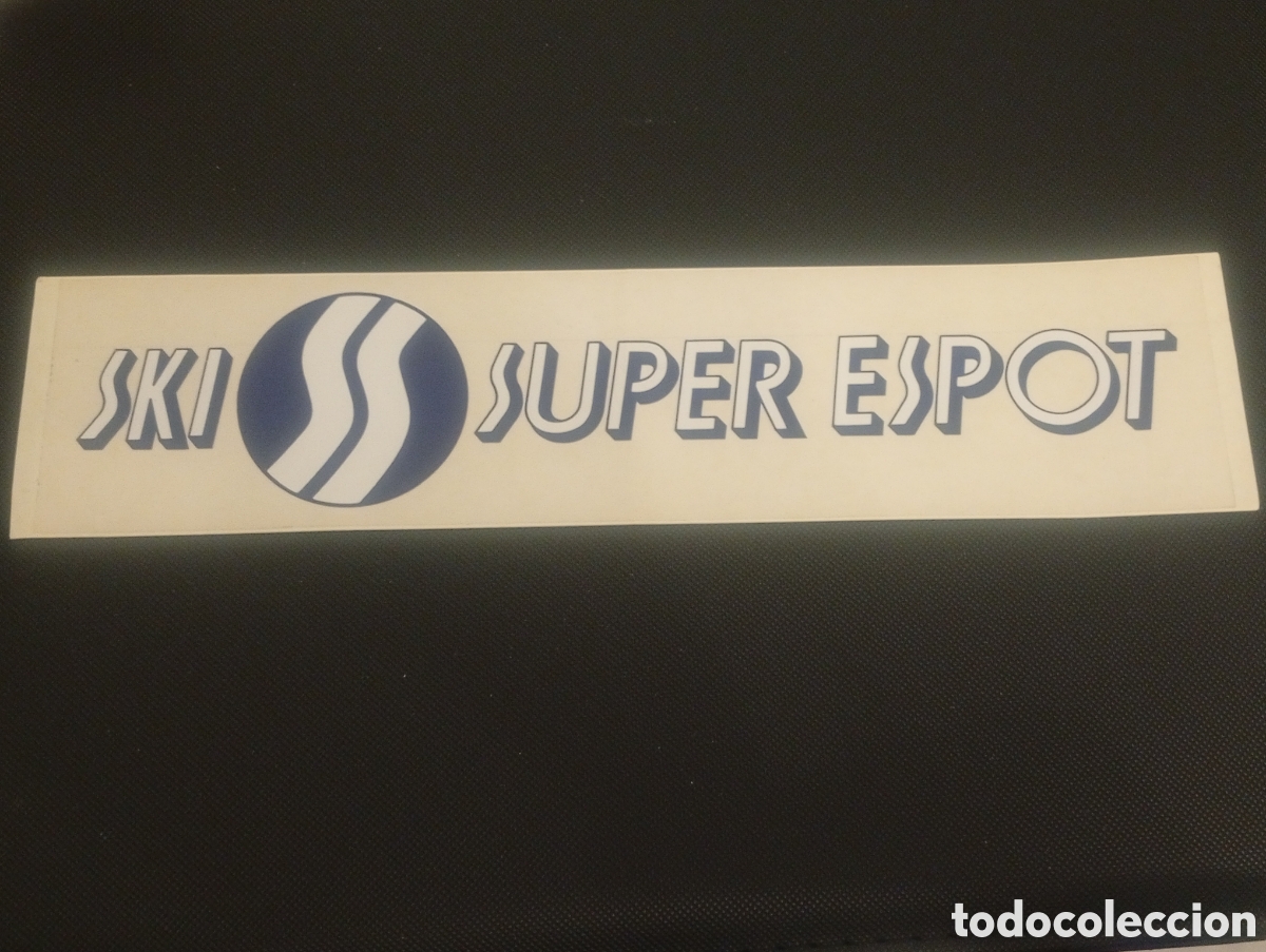 Pegatinas de colecci&oacute;n: PEGATINA ADHESIVO SKI SUPER ESPOT
