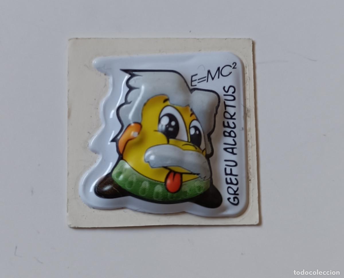 Pegatinas de colecci&oacute;n: grefusito grefusa pegatina promocional mascota sticker mascot grefu einstein cameo albert