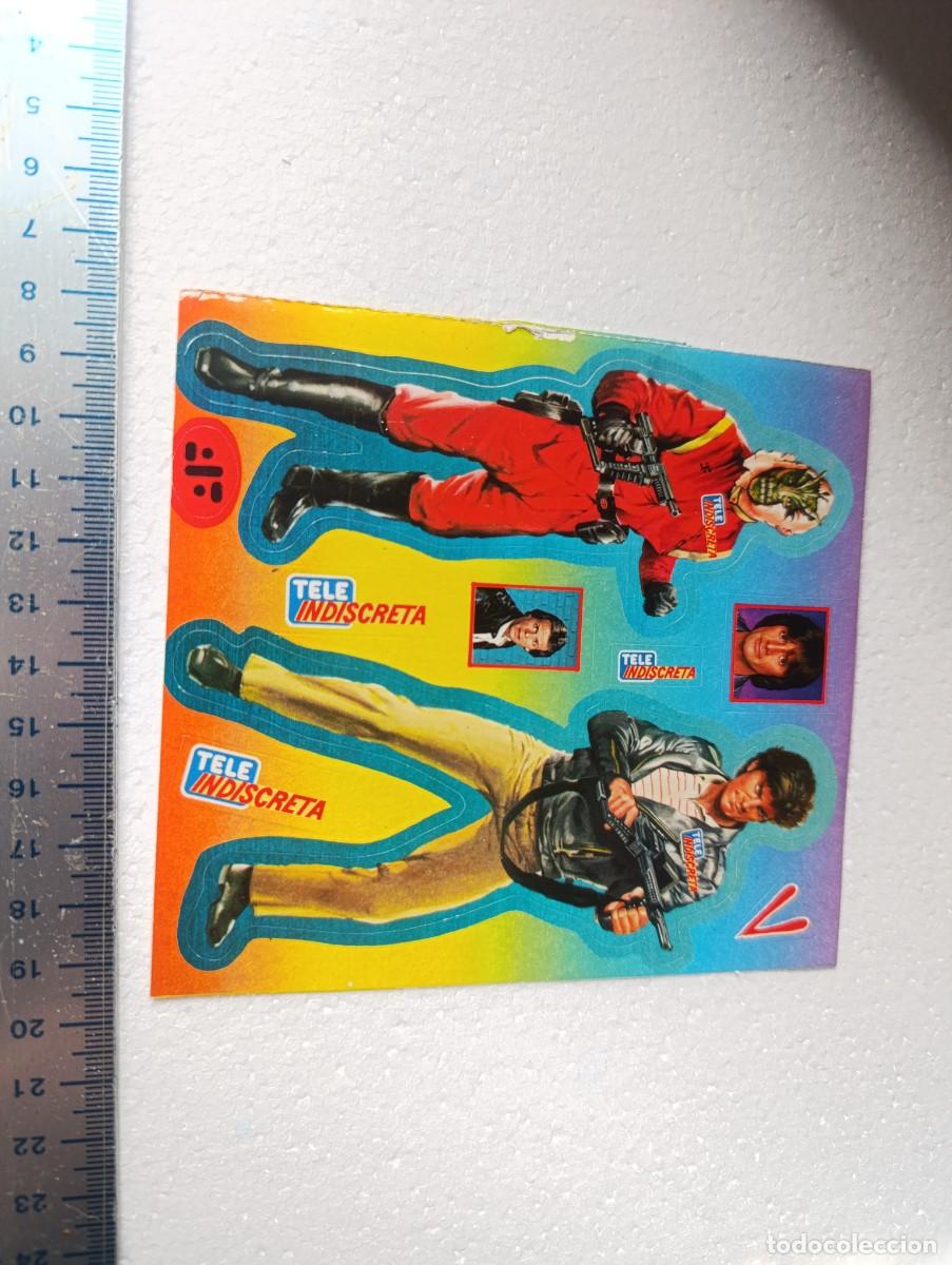 Pegatinas de colecci&oacute;n: PEGATINA - SERIE V LOS VISITANTES - TELE INDISCRETA A&Ntilde;OS 80