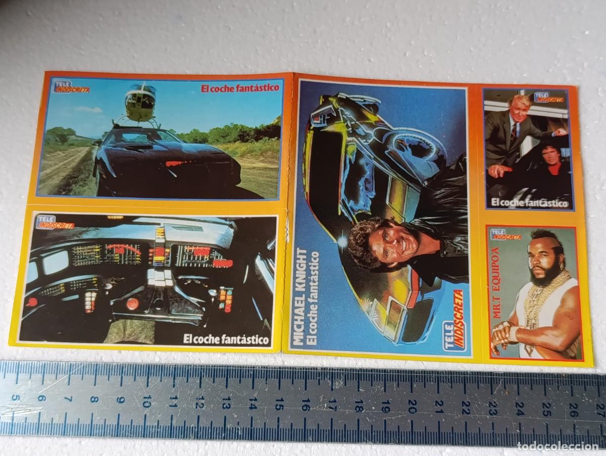 Autocolantes de cole&ccedil;&atilde;o: PEGATINA - MIX EQUIPO A - COCHE FANTASTICO - TELE INDISCRETA A&Ntilde;OS 80