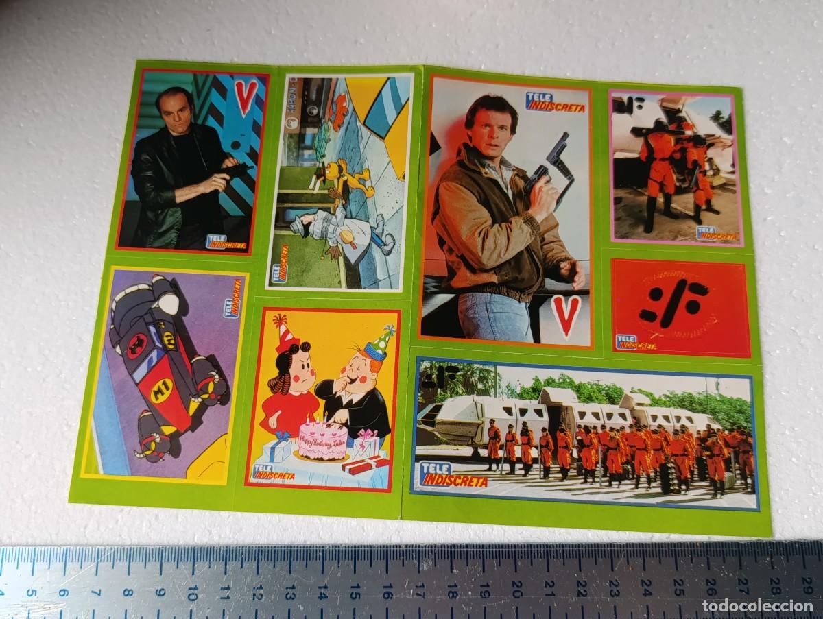 Pegatinas de colecci&oacute;n: PEGATINA - MIX - - V LOS VISITANTES - TELE INDISCRETA A&Ntilde;OS 80