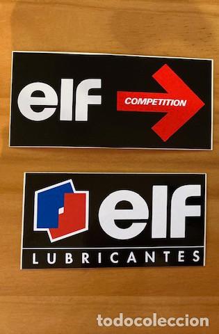 Sammlung von Aufklebern: 2 PEGATINAS ELF (ANTIGUAS)