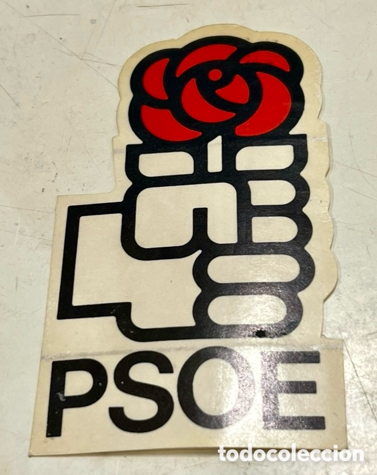 Pegatinas de colecci&oacute;n: Pegatina Pol&iacute;tica. PSOE. A&ntilde;os 80.