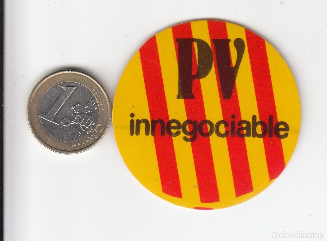 Pegatinas de colecci&oacute;n: ADHESIVO POL&Iacute;TICO - PV INNEGOCIABLE