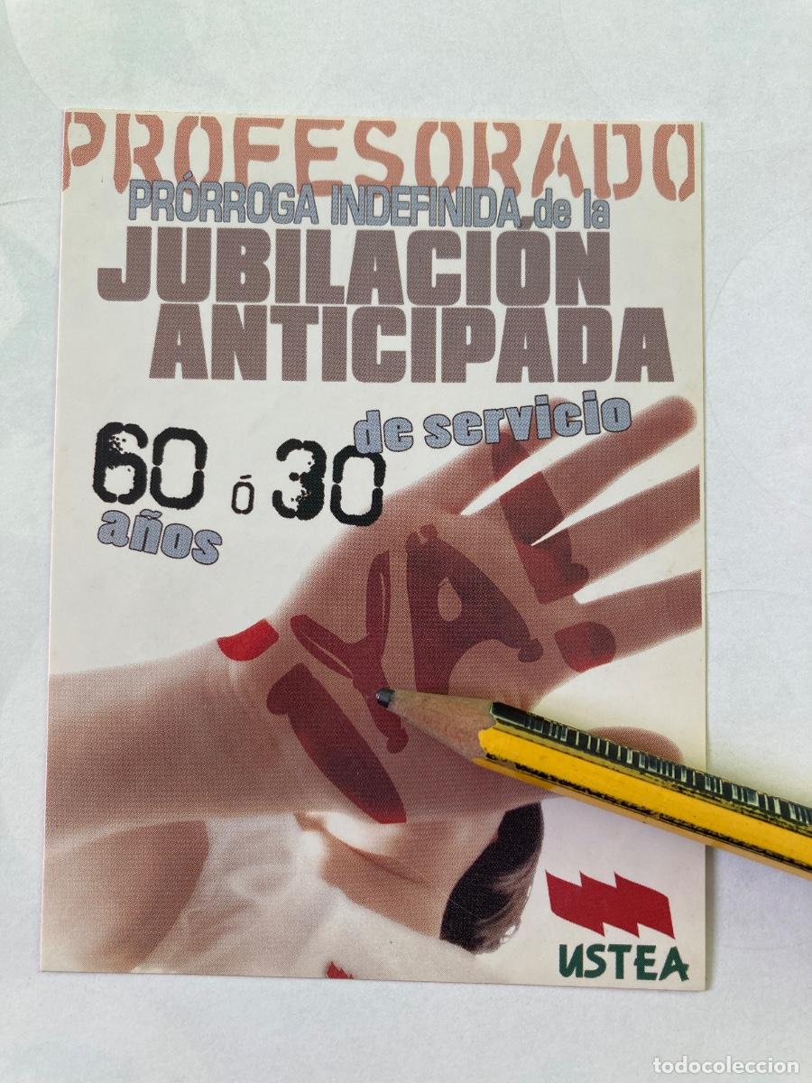 Autocollants de collection: Jubilaci&oacute;n Anticipada 60 a&ntilde;os pegatina sindical USTEA Andaluc&iacute;a