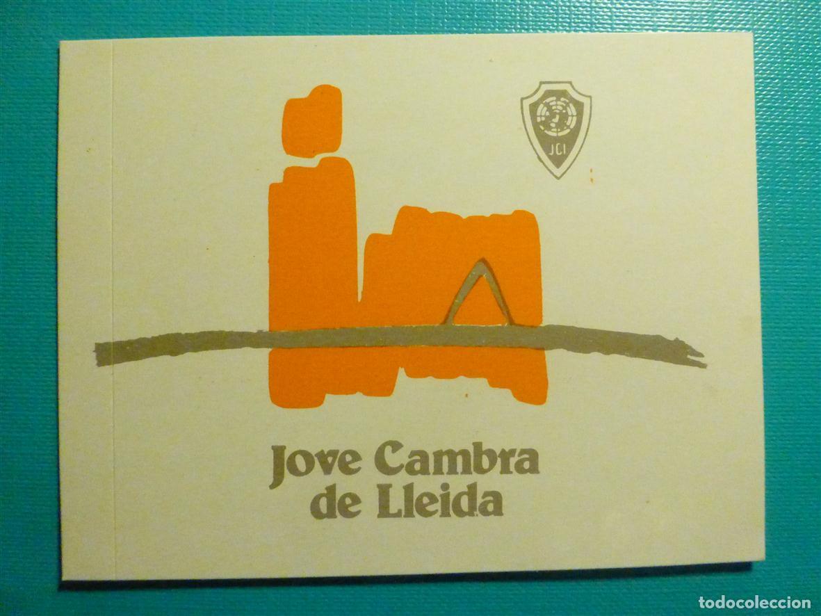 Pegatinas de colecci&oacute;n: Pegatina - Adhesivo - Localidad - L&eacute;rida - Lleida - Jove Cambra de Lleida - 9 x 7,5 cm.
