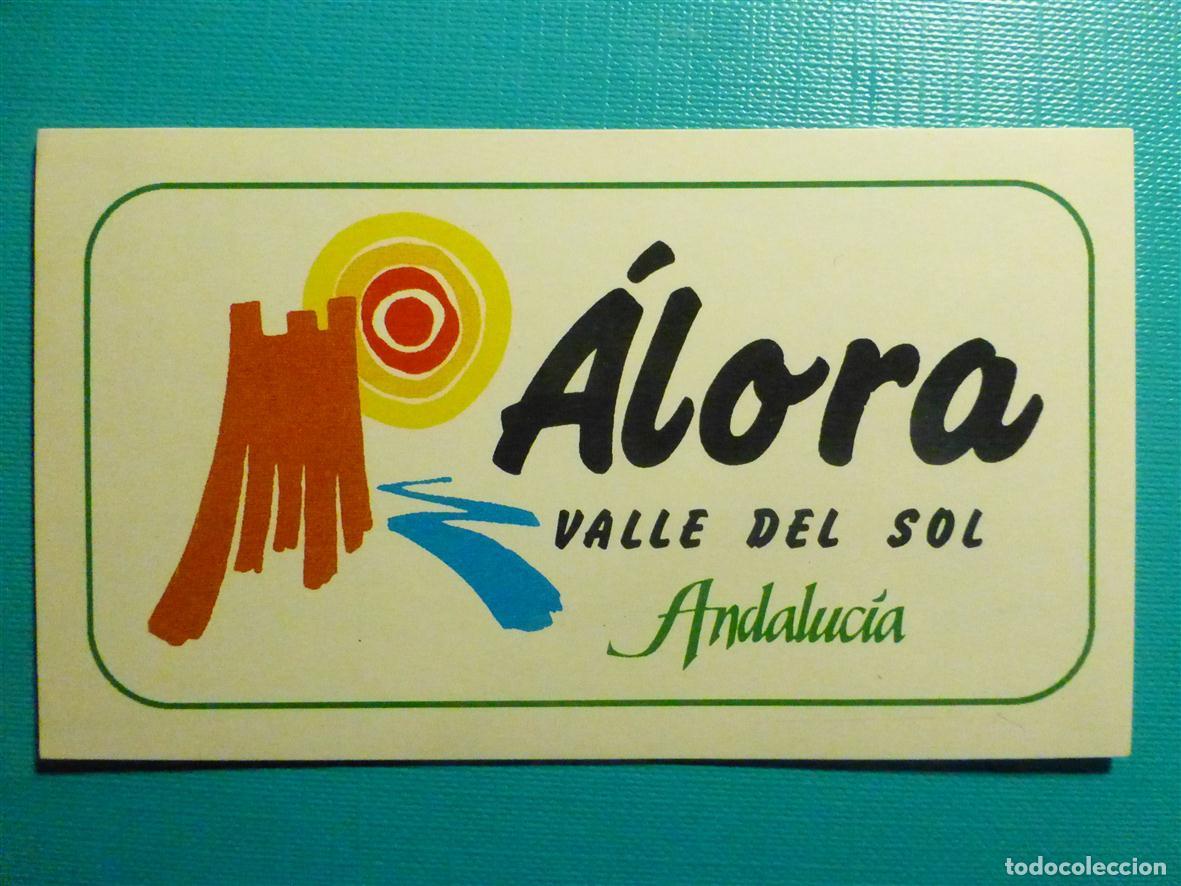 Pegatinas de colecci&oacute;n: Pegatina - Adhesivo - Localidad - &Aacute;lora - M&aacute;laga - 10,5 x 6 cm.