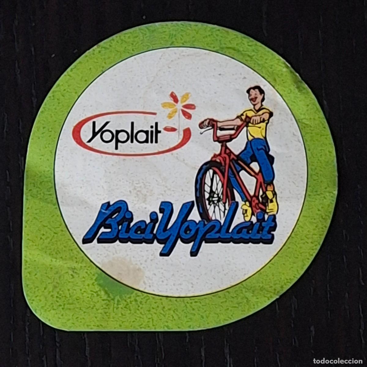 Pegatinas de colecci&oacute;n: YOPLAIT BICICLETA BICIYOPLAIT BICI - PEGATINA ANTIGUA YOGURT TIPO TAPA