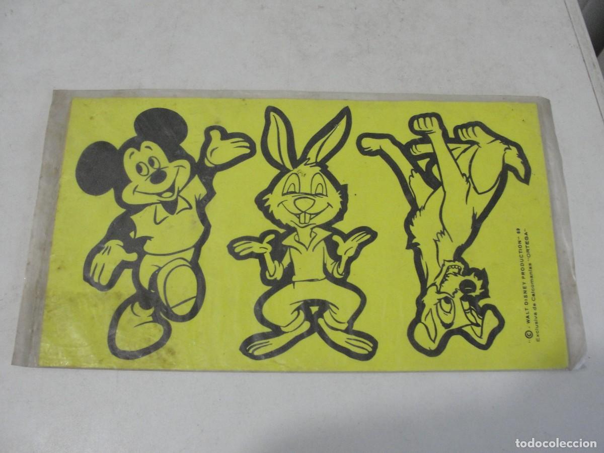 Pegatinas de colecci&oacute;n: CALCOMANIAS ORTEGA - WALT DISNEY - MICKEY MOUSE - VAGABUNDO - PRECINTADO - A&Ntilde;OS 60