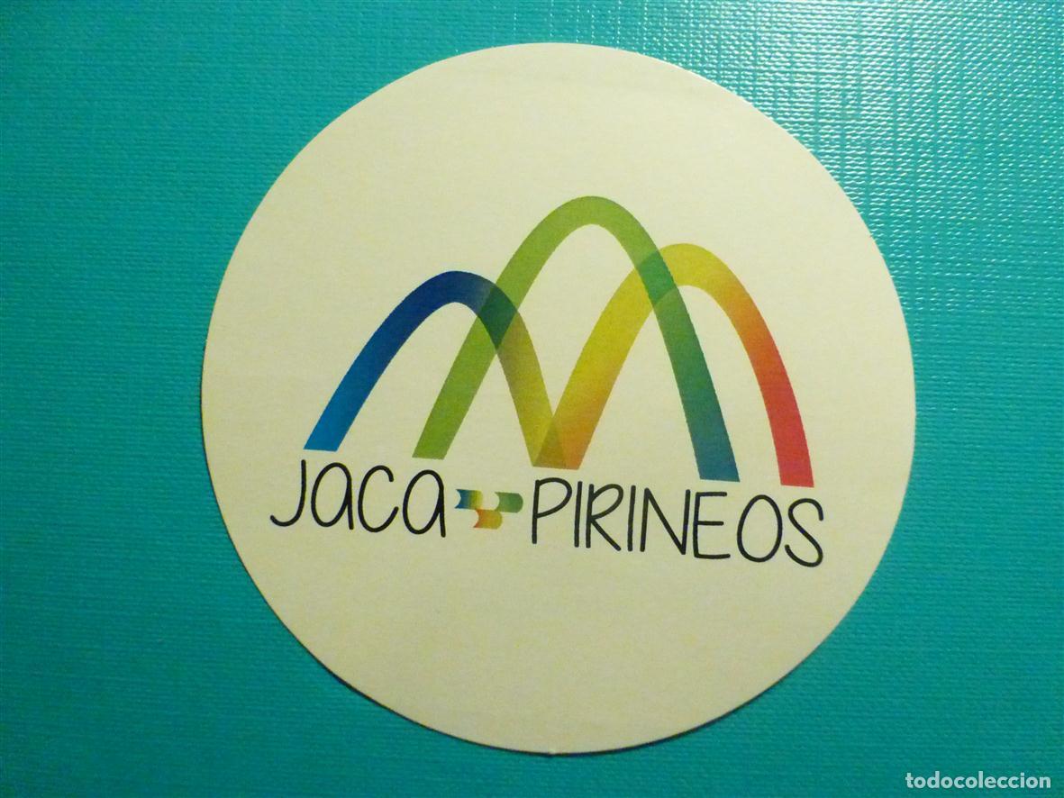 Pegatinas de colecci&oacute;n: Pegatina Monta&ntilde;a, Ski, Alta Monta&ntilde;a - Jaca Pirineos - 8 cm.