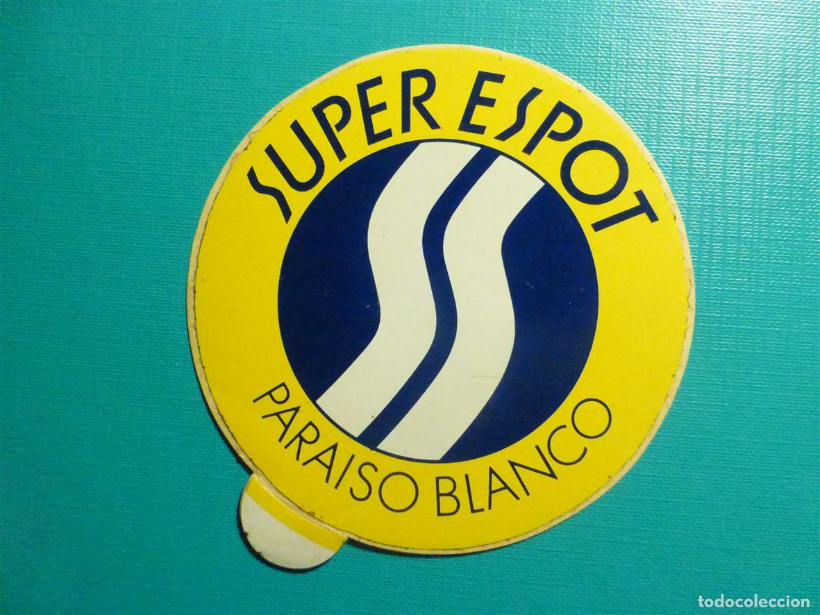 Pegatinas de colecci&oacute;n: Pegatina Deportes, Estaci&oacute;n Monta&ntilde;a Super Espot - Paraiso Blanco - Ski , Sky L&eacute;rida - 9 cm