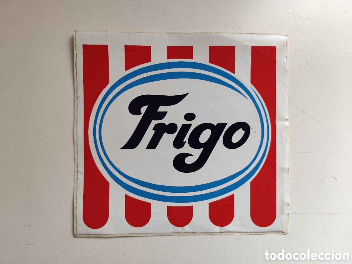 Pegatinas de colecci&oacute;n: Frigo, Pegatina Adhesivo de Doble Cara. Grande. A&ntilde;os 80